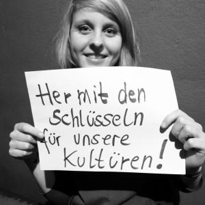 Her mit den Schlüsseln für unsere Kultüren Her mit den Schlüsseln für unsere Kultüren