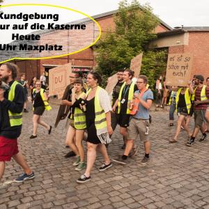 Kundgebung Kultur auf die Kaserne Kundgebung Kultur auf die Kaserne